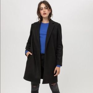 Black Fleece Coat